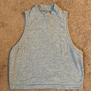 Lululemon gray crop top / small-medium